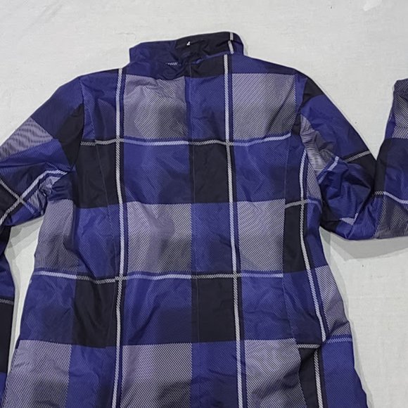 ZERO XPOSUR PLAID REVERSIBLE WINDBREAKER WINTER JACKET KIDS SIZE LG - Picture 4 of 11